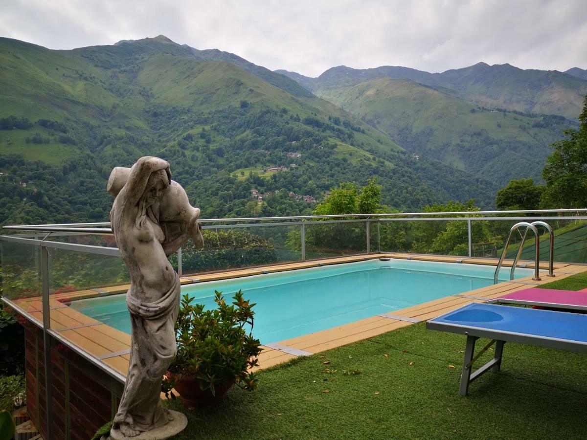 Chalet Con Piscina Garzeno Εξωτερικό φωτογραφία